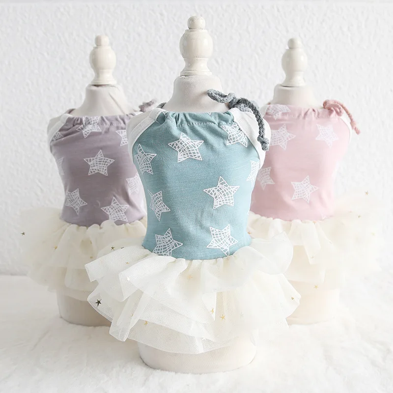 Dot Star Pet Dog Clothes Summer Tutu Cute Dress Dog Coat Cat Dress Dog Slip Dress Floral Pet Dress Clothing Princess
Dot Star Pet Dog Clothes Summer Tutu Cute Dress Dog Coat Cat Dress Dog Slip Dress Floral Pet Dress Clothing Princess