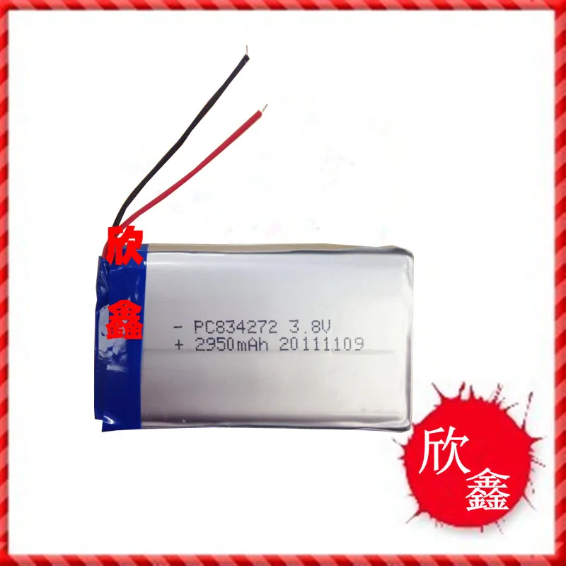 Полимерная 3,7 V литиевая батарея 834272 Высокая емкость DIY батарея 3300MAH Мобильная мощность PSP GPS перезаряжаемая литий-ионная батарея
Полимерная 3,7 V литиевая батарея 834272 Высокая емкость DIY батарея 3300MAH Мобильная мощность PSP GPS перезаряжаемая литий-ионная батарея