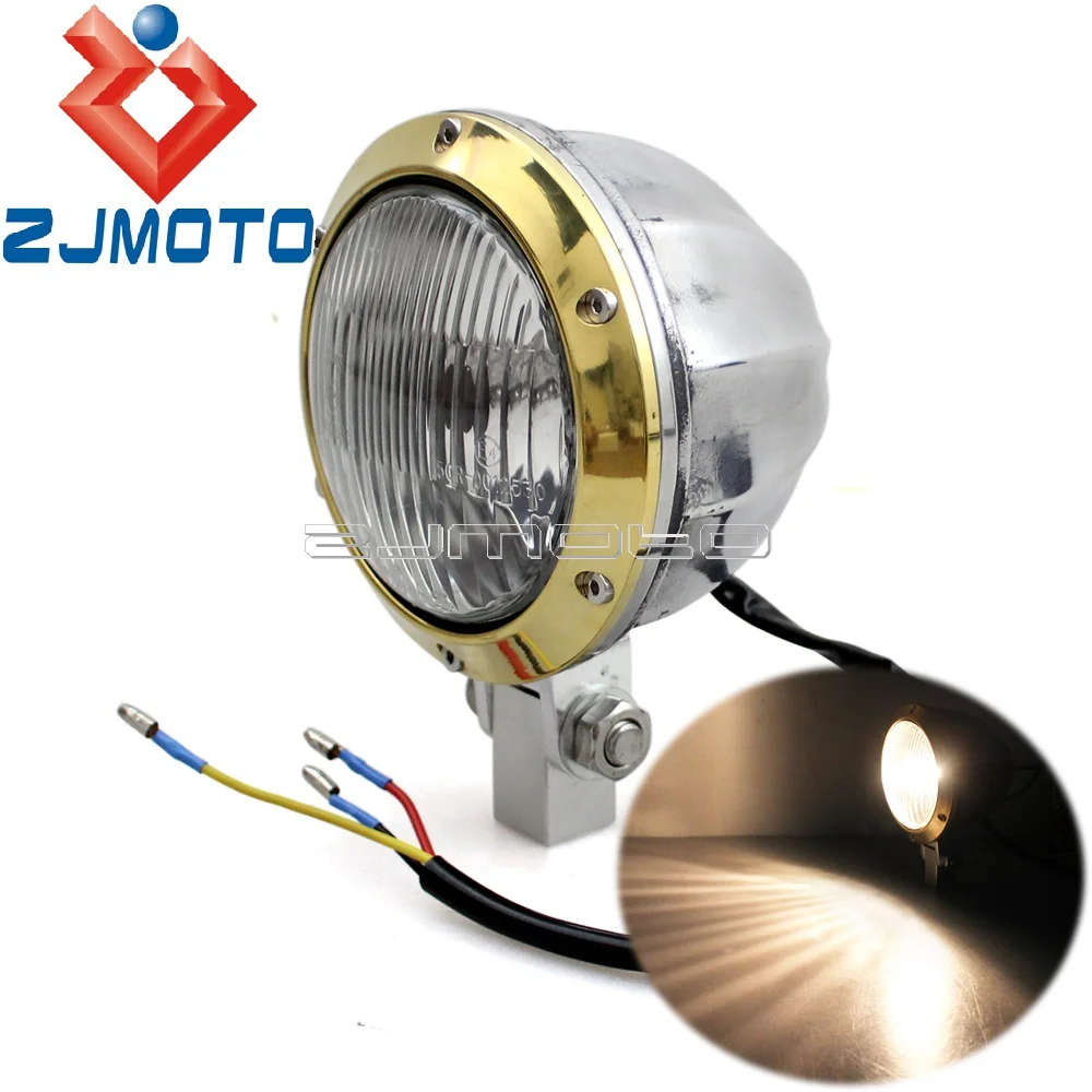 Retro 3.5'' Motorcycle Headlight Head Light Brass Ring For Harley Custom Softail Dyna Cruiser Sportster XL 883 Bobber Chopper
Retro 3.5'' Motorcycle Headlight Head Light Brass Ring For Harley Custom Softail Dyna Cruiser Sportster XL 883 Bobber Chopper