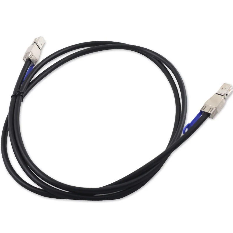 Free Shipping 2 Meter External HD Mini SAS 12G SFF-8644 to SFF-8644 Data Cable for Server Raid 
Free Shipping 2 Meter External HD Mini SAS 12G SFF-8644 to SFF-8644 Data Cable for Server Raid