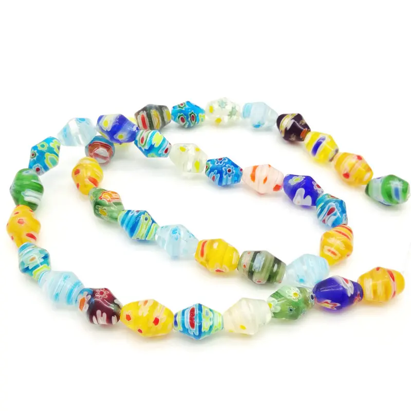 5strand 10*8MM Prismatic Mixed Color Glass Beads DIY Jewelry Accessories Loose Thousand Flowers And Yellow
5strand 10*8MM Prismatic Mixed Color Glass Beads DIY Jewelry Accessories Loose Thousand Flowers And Yellow