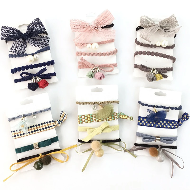New 4-piece Women Flower Headband Small Fresh And Simple Personality Hhair Ball Hairball Ponytail Flower Ribbon Bowknot Headband
New 4-piece Women Flower Headband Small Fresh And Simple Personality Hhair Ball Hairball Ponytail Flower Ribbon Bowknot Headband