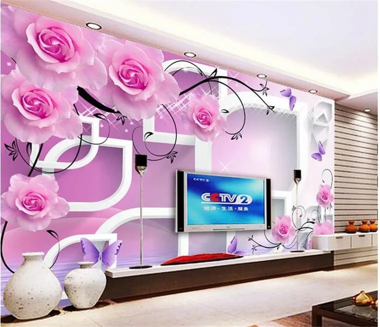 Custom 3D mural wallpaper rose reflection geometry background decoration mural modern art mural living room
Custom 3D mural wallpaper rose reflection geometry background decoration mural modern art mural living room