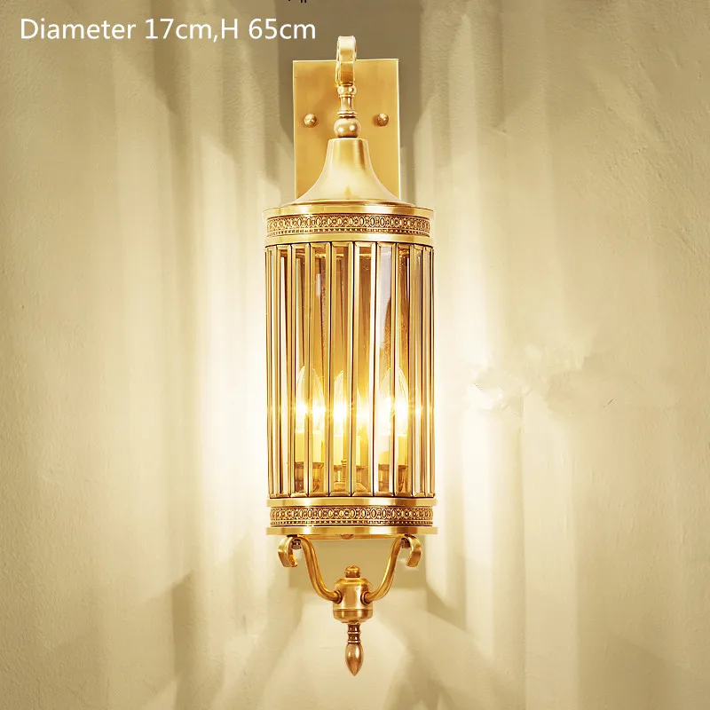 Europe Large outdoor Garden wall lighting Villa Bathroom Waterproof Wall Lamp led street lighting Hallway Copper wall fixtures
Europe Large outdoor Garden wall lighting Villa Bathroom Waterproof Wall Lamp led street lighting Hallway Copper wall fixtures