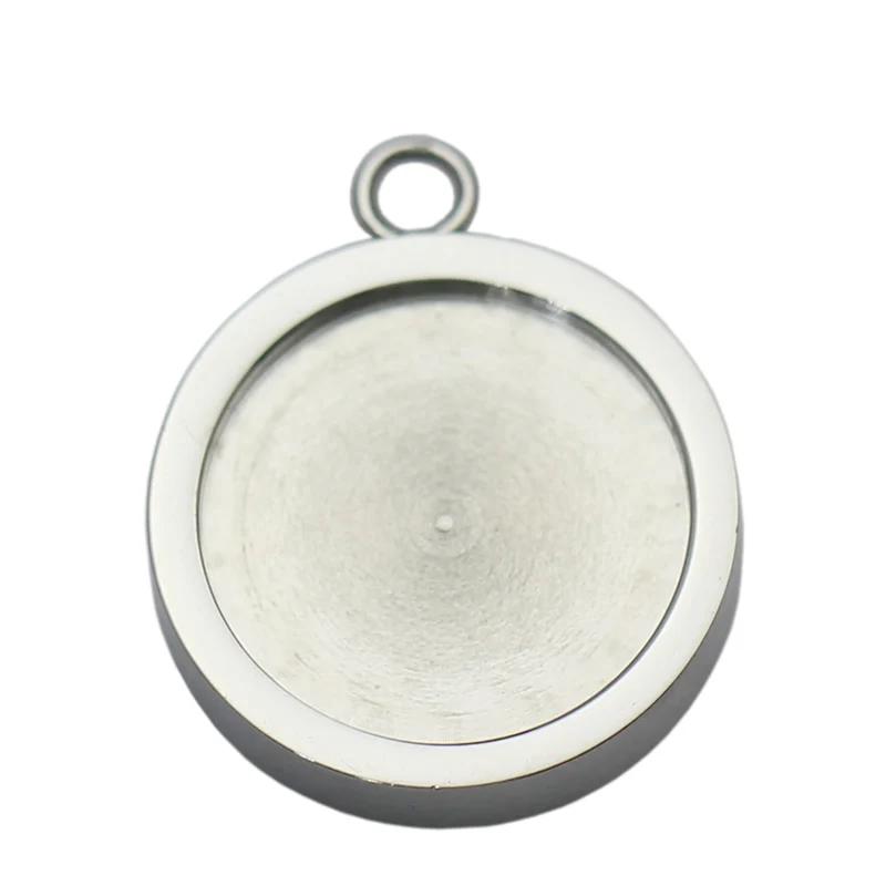 Beadsnice New Arrival Stainless Steel Pendant Tray Blank Bezel Settings Cabochon Base with a loop for DIY Jewelry Making ID35772
Beadsnice New Arrival Stainless Steel Pendant Tray Blank Bezel Settings Cabochon Base with a loop for DIY Jewelry Making ID35772