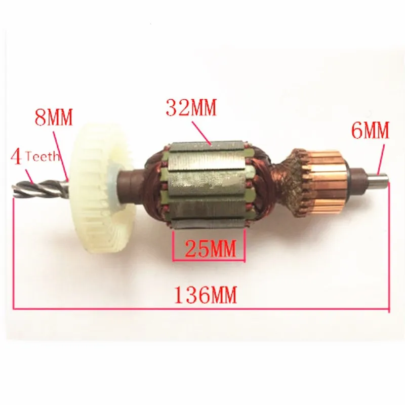 Armature Rotor replace for Hitachi FD10VA 360044E Drill Power Tool Accessories Electric tools part Spare Parts
Armature Rotor replace for Hitachi FD10VA 360044E Drill Power Tool Accessories Electric tools part Spare Parts