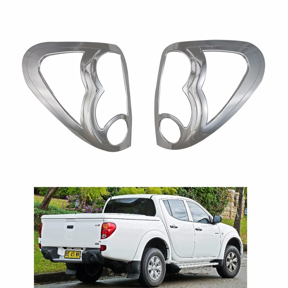 2PCS ABS Chrome Tail Light Cover Lamp Trim For Mitsubishi Triton Colt L200 2005-2014 Car accessories back light cover
2PCS ABS Chrome Tail Light Cover Lamp Trim For Mitsubishi Triton Colt L200 2005-2014 Car accessories back light cover