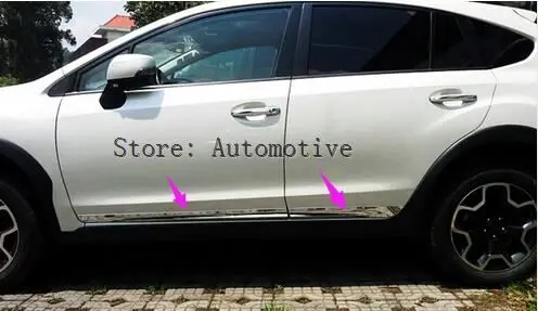 Для Subaru XV хэтчбек 2015 2014 2013 2012 хромированные накладки на нижний порог кузова 4 шт
Для Subaru XV хэтчбек 2015 2014 2013 2012 хромированные накладки на нижний порог кузова 4 шт