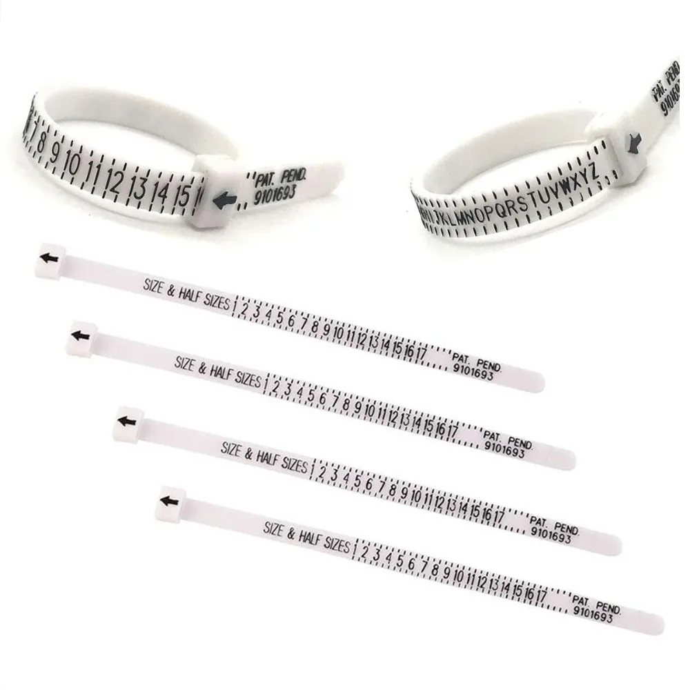 1 Piece Plastic Ring Size Tool US Size Finger Gauge Adjustable Measures 1-17MM Jewellers Tool
1 Piece Plastic Ring Size Tool US Size Finger Gauge Adjustable Measures 1-17MM Jewellers Tool