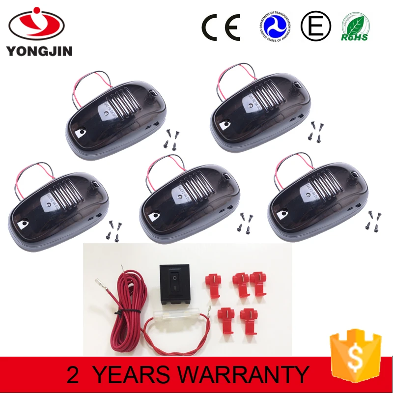 car-styling 5 Pcs Amber Lights Marker 9 LED Car Roof Cab For Truck SUV 12V 6W
car-styling 5 Pcs Amber Lights Marker 9 LED Car Roof Cab For Truck SUV 12V 6W