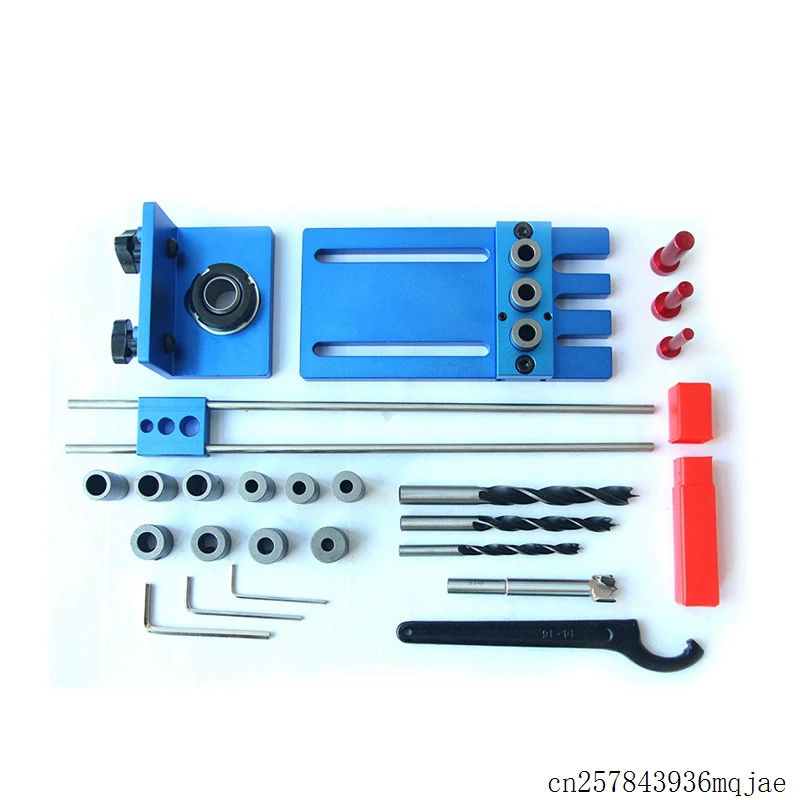 5 Sets Hole Drill Guide Dowel Jig Set Woodworking Locator Tools with Drilling Bits & Depth Stop Collar
5 Sets Hole Drill Guide Dowel Jig Set Woodworking Locator Tools with Drilling Bits & Depth Stop Collar