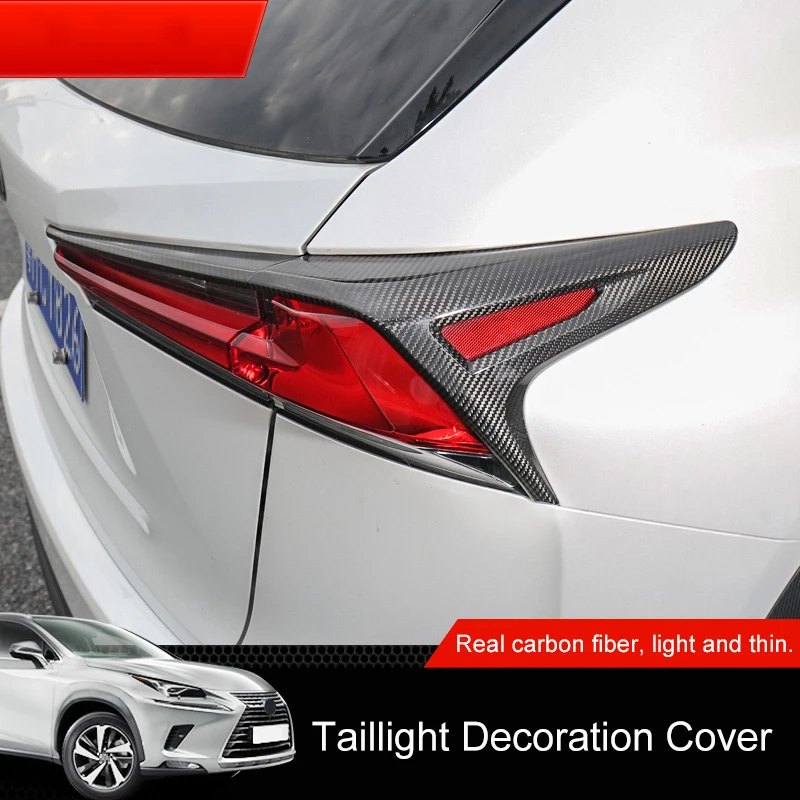 QHCP Carbon Fiber Rear Tail Light Cover Frame Back Lamp Taillight Stickers Protector 4Pcs/Set For Lexus NX200 300 300H 2017 2018
QHCP Carbon Fiber Rear Tail Light Cover Frame Back Lamp Taillight Stickers Protector 4Pcs/Set For Lexus NX200 300 300H 2017 2018