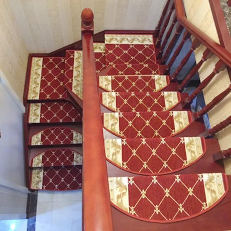1Set/13pcs Custom European Staircase Mat Self-Adhesive Anti-Skid Solid Wood Carpet Stair Pad Blanket for Home Decor
1Set/13pcs Custom European Staircase Mat Self-Adhesive Anti-Skid Solid Wood Carpet Stair Pad Blanket for Home Decor