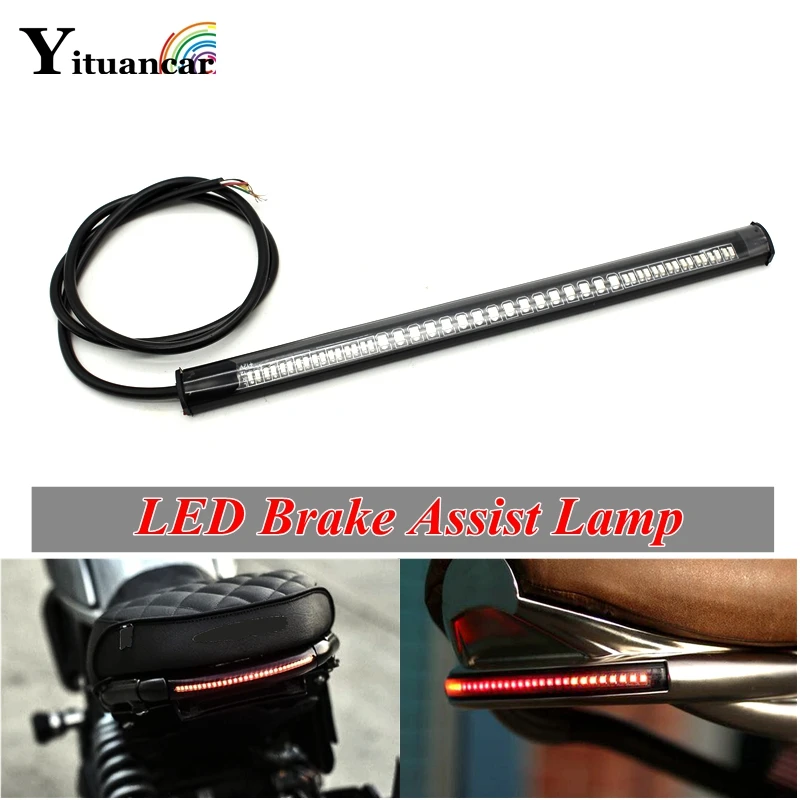 Yituancar 1X Red LED Multifunctional Brake Assist Light Bar Amber Turn Signal Lamp Car Motorcycle Styling Fog Driving Taillight
Yituancar 1X Red LED Multifunctional Brake Assist Light Bar Amber Turn Signal Lamp Car Motorcycle Styling Fog Driving Taillight