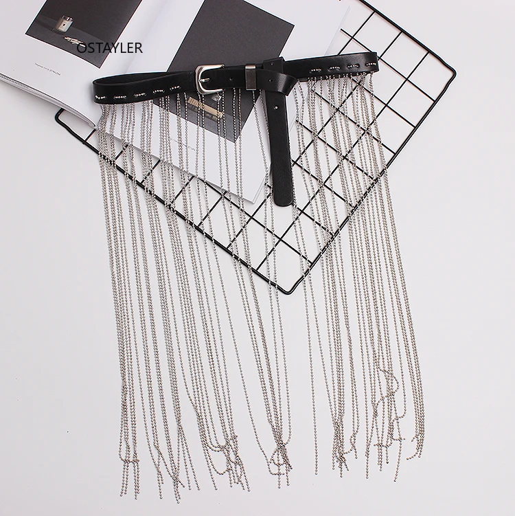 2019 Newest Silver Alloy Bead Fringe Waist Belt Wide Fringe PU Leather Buckle Jean Belts Dress Corset Waistband Decoration
2019 Newest Silver Alloy Bead Fringe Waist Belt Wide Fringe PU Leather Buckle Jean Belts Dress Corset Waistband Decoration