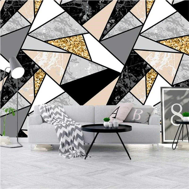 wellyu wall papers home decor Custom wallpaper Modern minimalist geometric triangle TV sofa background wall behang tapety
wellyu wall papers home decor Custom wallpaper Modern minimalist geometric triangle TV sofa background wall behang tapety