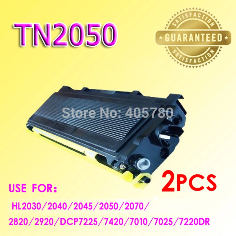 2pcs TN2050 toner cartridge compatible for brother TN2050 MFC7420 7220 HL2040 2030 FAX2820 DCP7010 toner
2pcs TN2050 toner cartridge compatible for brother TN2050 MFC7420 7220 HL2040 2030 FAX2820 DCP7010 toner