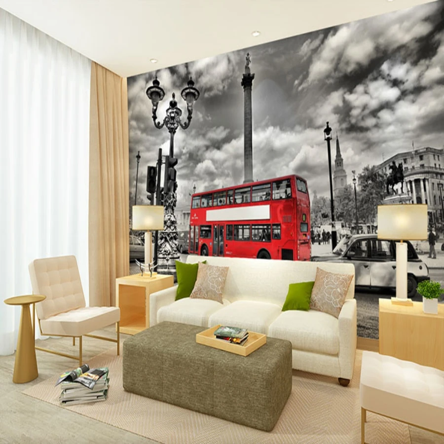 3d фотообои, Лондонская улица, красный двухэтажный автобус, большие декоративные Фотообои
3d фотообои, Лондонская улица, красный двухэтажный автобус, большие декоративные Фотообои