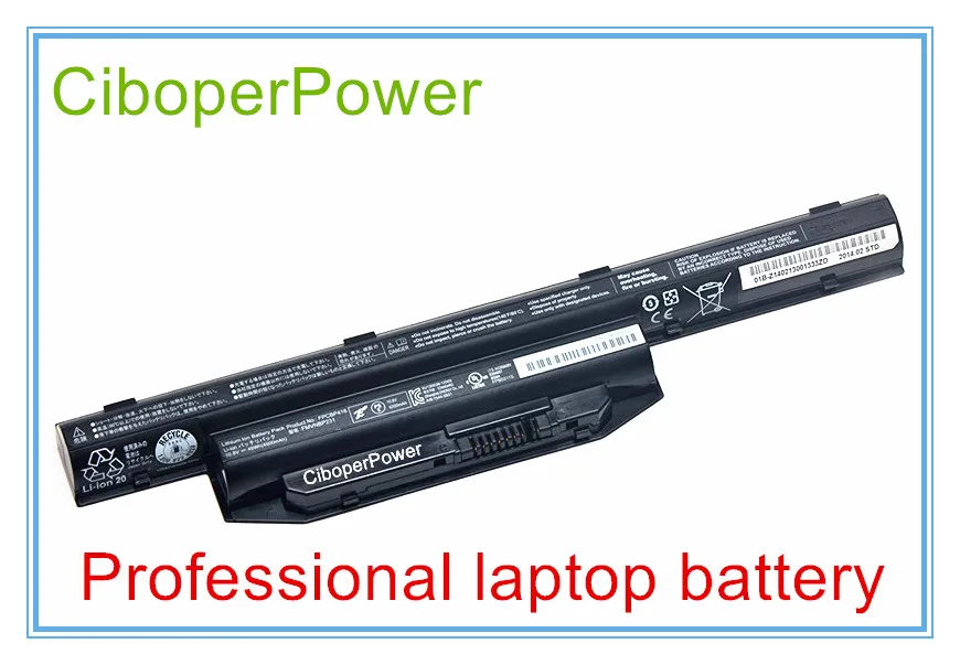 10.8V 4400mAh Original Laptop Battery for AH564 AH544 S904 FPCBP416 FPCBP405 FMVNBP227 FMVNBP231 FMVNBP229A 6CELL
10.8V 4400mAh Original Laptop Battery for AH564 AH544 S904 FPCBP416 FPCBP405 FMVNBP227 FMVNBP231 FMVNBP229A 6CELL