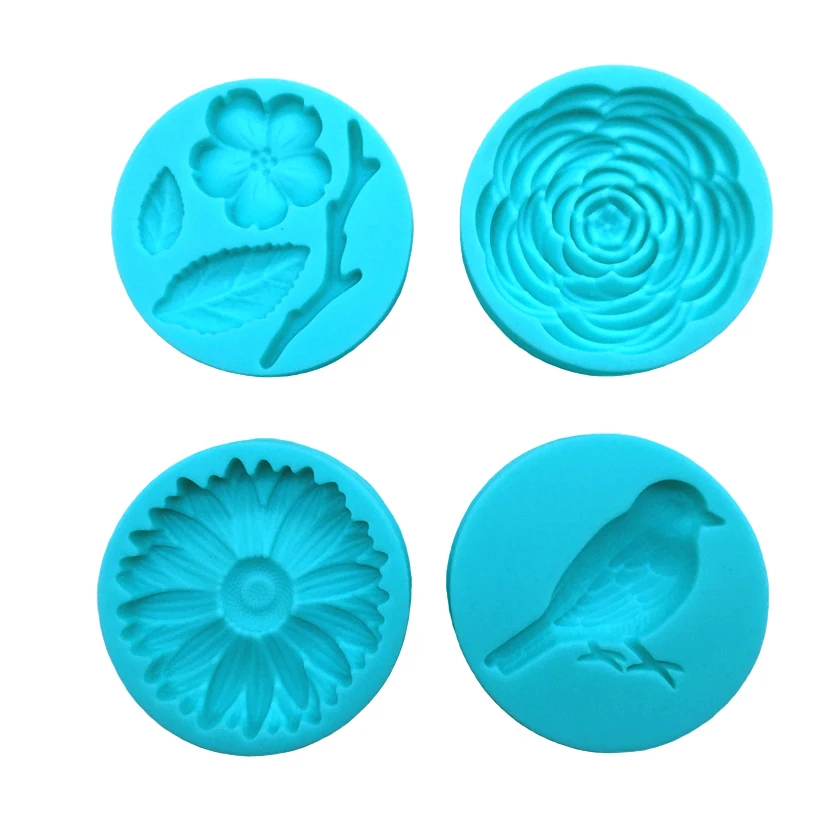 Rose Camellia Chrysanthemum Bird Shape Silicone Sugarcraft Baking Mold Fondant Cake Decorating Mold Tools
Rose Camellia Chrysanthemum Bird Shape Silicone Sugarcraft Baking Mold Fondant Cake Decorating Mold Tools