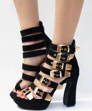 High Quality Black Stripe Shoes Woman Platform Sandals Ankle Wrap Gladiator Sandals Women Open Toe Chunky High Heel Summer Shoes
High Quality Black Stripe Shoes Woman Platform Sandals Ankle Wrap Gladiator Sandals Women Open Toe Chunky High Heel Summer Shoes