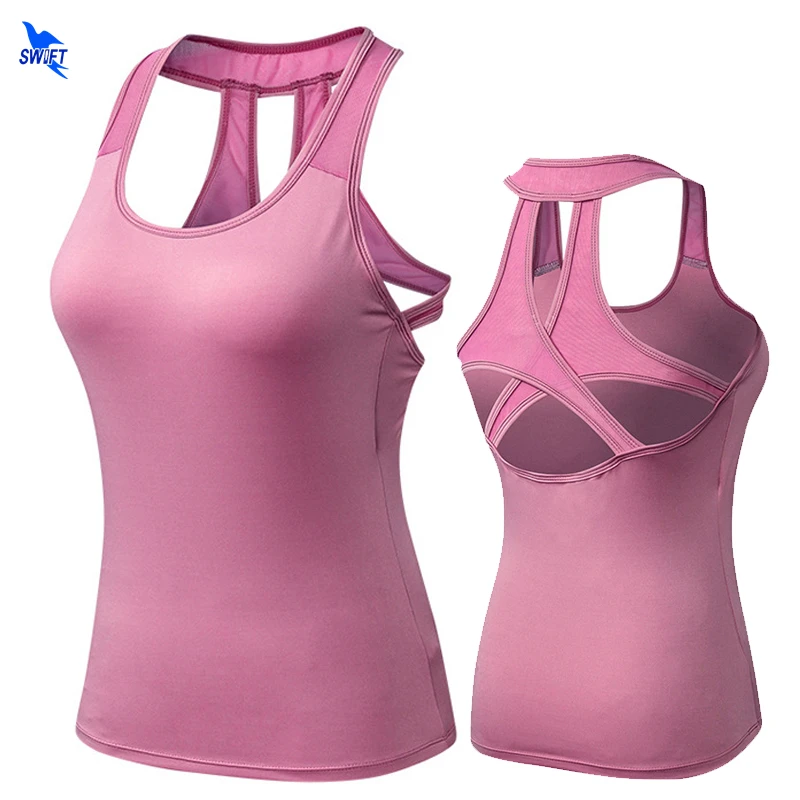 2020 Quick Dry Women Cross Back Sleeveless Yoga Shirt Compression Racerback Workout Running Tank Top Gym Fitness Sportswear Vest
2020 Quick Dry Women Cross Back Sleeveless Yoga Shirt Compression Racerback Workout Running Tank Top Gym Fitness Sportswear Vest
