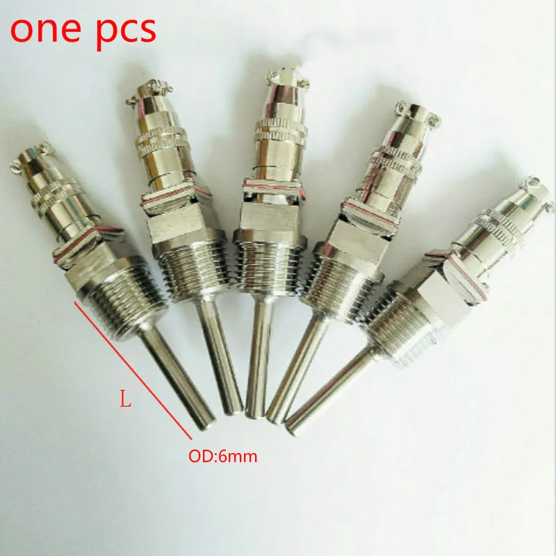 BSP 1/2" M16X1.5 thread Stainless steel -50 to 300 Degree Temperature Transducer Probe PT100 Temperature Sensor L50-300mm
BSP 1/2" M16X1.5 thread Stainless steel -50 to 300 Degree Temperature Transducer Probe PT100 Temperature Sensor L50-300mm