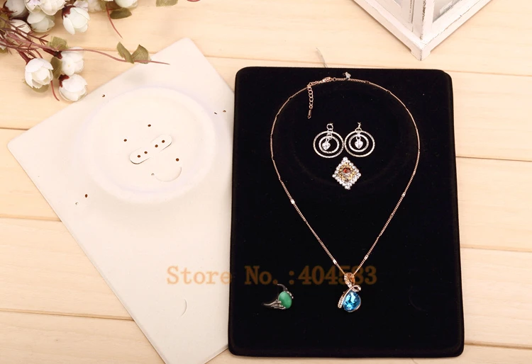 20 pcs Hot Jewelry Set Display Cards Earring Necklace Ring Pendant Display Cards with plastic Bag
20 pcs Hot Jewelry Set Display Cards Earring Necklace Ring Pendant Display Cards with plastic Bag