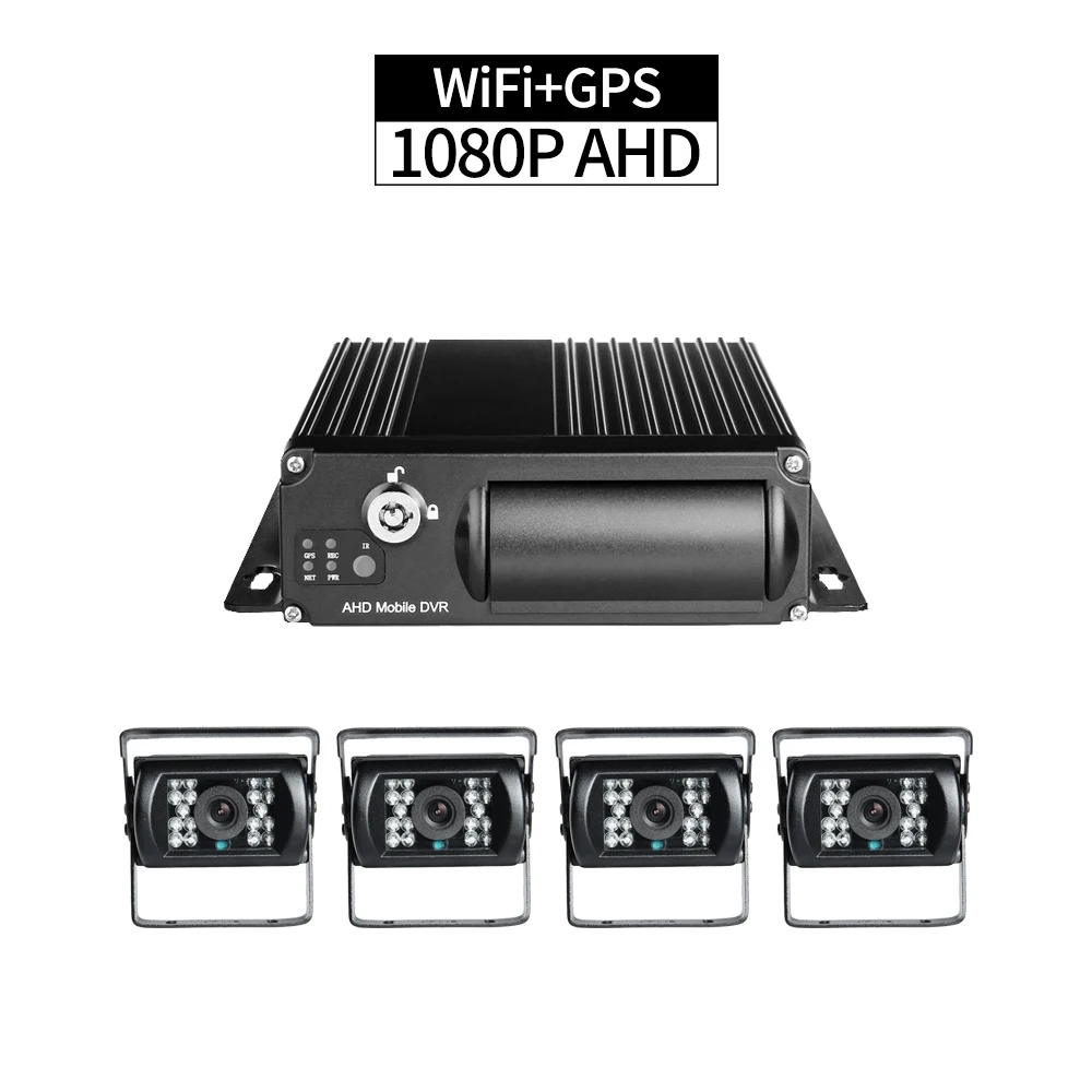 Free Shipping 4CH Truck DVR Security 1080P WiFi Remote Monitor GPS Track with 4pcs IR Night Nision Waterproof 2.0MP Cameras
Free Shipping 4CH Truck DVR Security 1080P WiFi Remote Monitor GPS Track with 4pcs IR Night Nision Waterproof 2.0MP Cameras