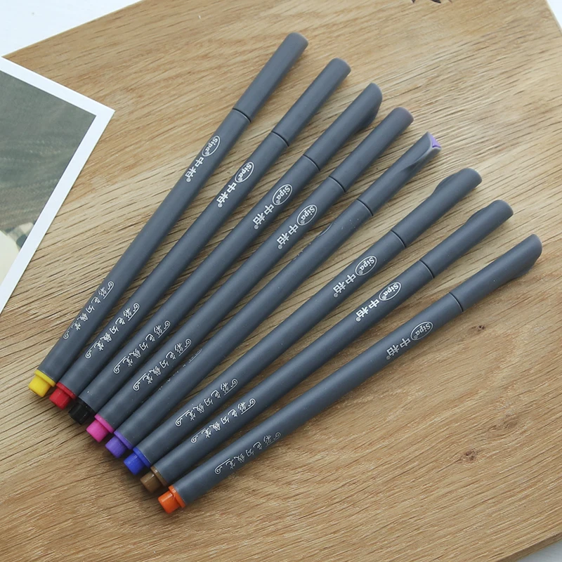 10pcs/set new Simple and ultra-thin color hook line stroke pen 0.38mm fiber tip multicolor watercolor pen school office supplies
10pcs/set new Simple and ultra-thin color hook line stroke pen 0.38mm fiber tip multicolor watercolor pen school office supplies