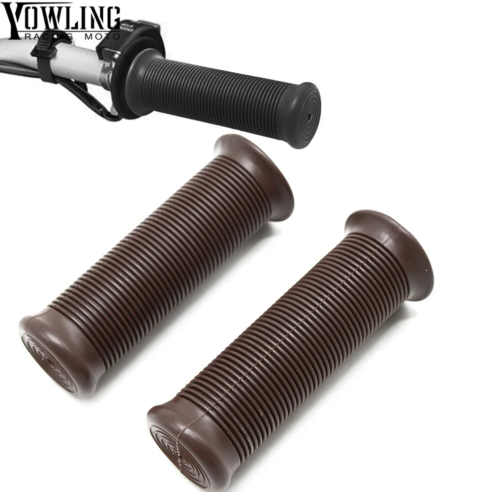 1 Pair Motorcycle 7/8" Rubber Handlebar Rubber Moto Hand Grips Bar End For 22mm vehicle bicycles Universal Soft Rubber handle
1 Pair Motorcycle 7/8" Rubber Handlebar Rubber Moto Hand Grips Bar End For 22mm vehicle bicycles Universal Soft Rubber handle