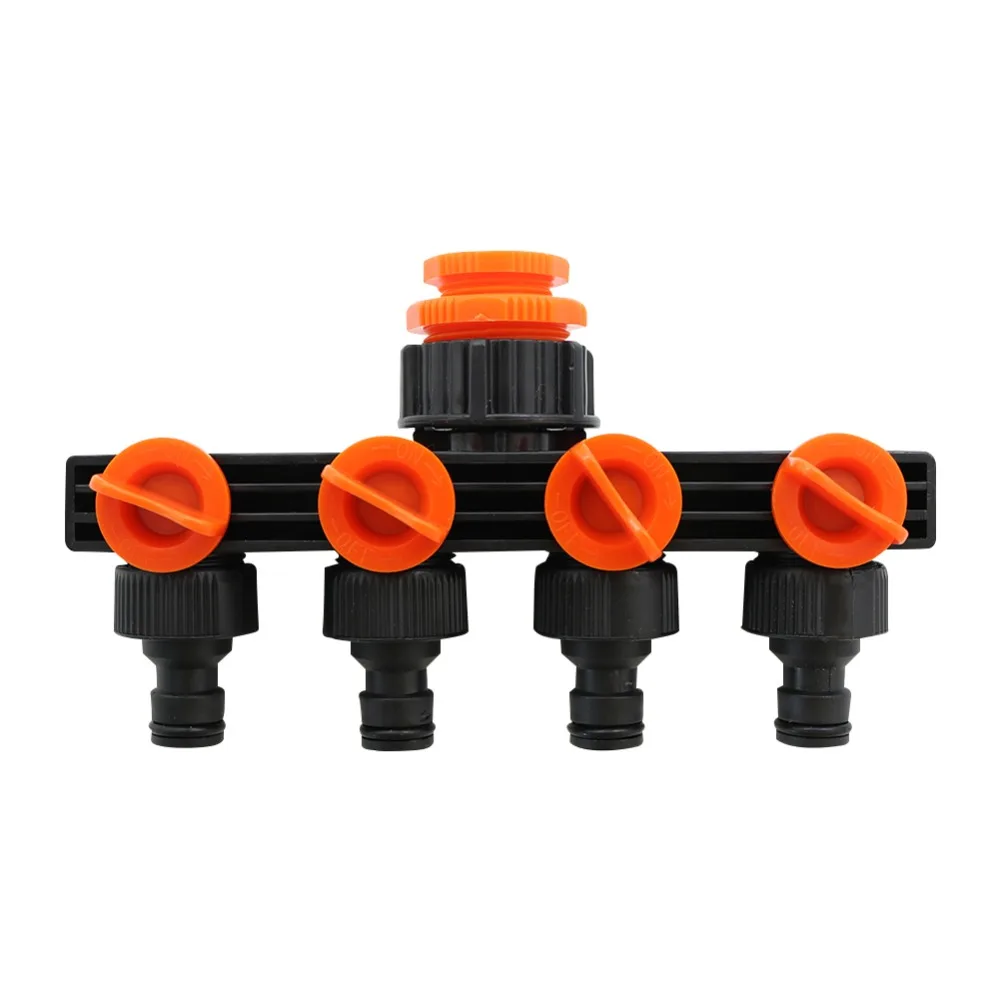 4-way Crane Control Valve Drip irrigation Garden Tap Splitter Irrigation Faucet Adapter Cranes 1/2", 3/4",1" thread Connector
4-way Crane Control Valve Drip irrigation Garden Tap Splitter Irrigation Faucet Adapter Cranes 1/2", 3/4",1" thread Connector