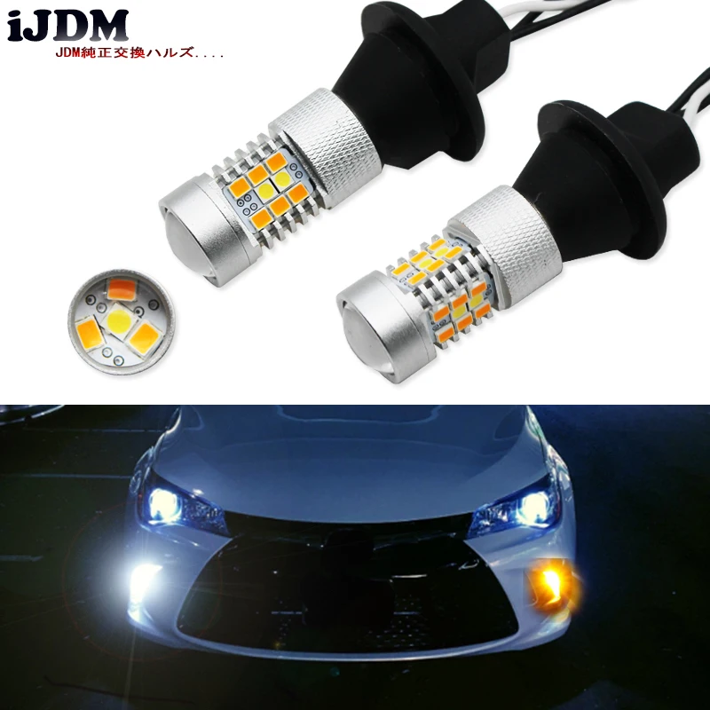 iJDM 7440 LED T20 LED CANBUS LED Daytime Running Lights/Turn Signal Lights LED For 2015-up Toyota Camry LE SE or Special Edition
iJDM 7440 LED T20 LED CANBUS LED Daytime Running Lights/Turn Signal Lights LED For 2015-up Toyota Camry LE SE or Special Edition
