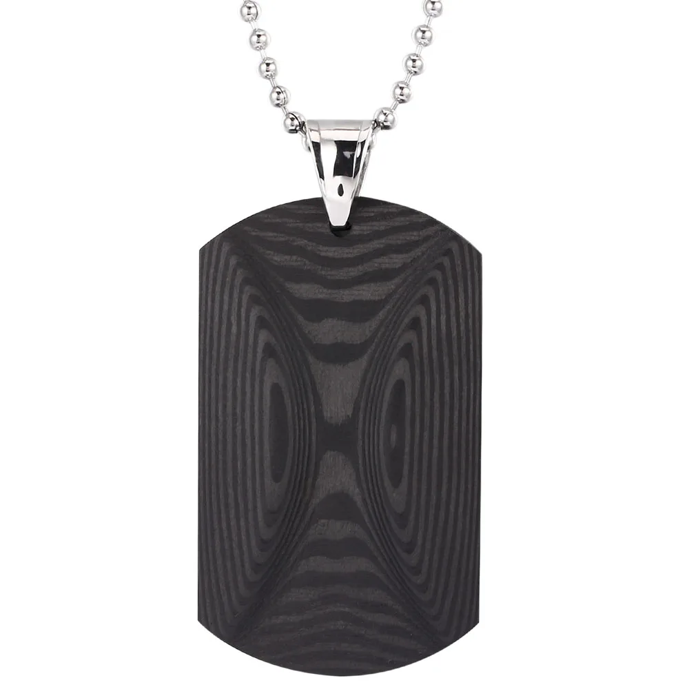 Men's Solid Carbon Fiber Pendant with 16.5 Inches free Ball Chain Black Special Dog Tag CF003P
Men's Solid Carbon Fiber Pendant with 16.5 Inches free Ball Chain Black Special Dog Tag CF003P