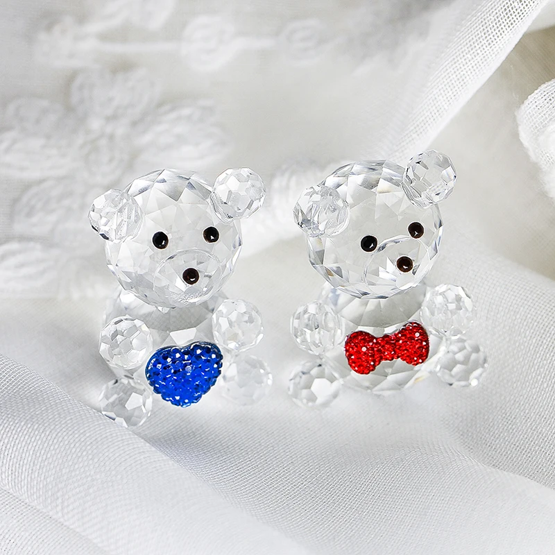 H&D Crystal Cute Bear Figurine Miniatures Glass Craft Decorative Animal Paperweight For House Ornaments Home Decor Kids Gifts
H&D Crystal Cute Bear Figurine Miniatures Glass Craft Decorative Animal Paperweight For House Ornaments Home Decor Kids Gifts