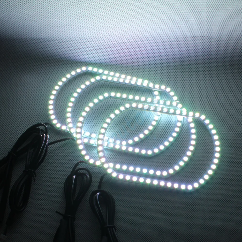 Angel Eyes RGB LED Light DRL Wireless Bluetooth Controller Headlights Angel Eyes For Chevrolet Silverado GMC Sierra 2007-2014
Angel Eyes RGB LED Light DRL Wireless Bluetooth Controller Headlights Angel Eyes For Chevrolet Silverado GMC Sierra 2007-2014