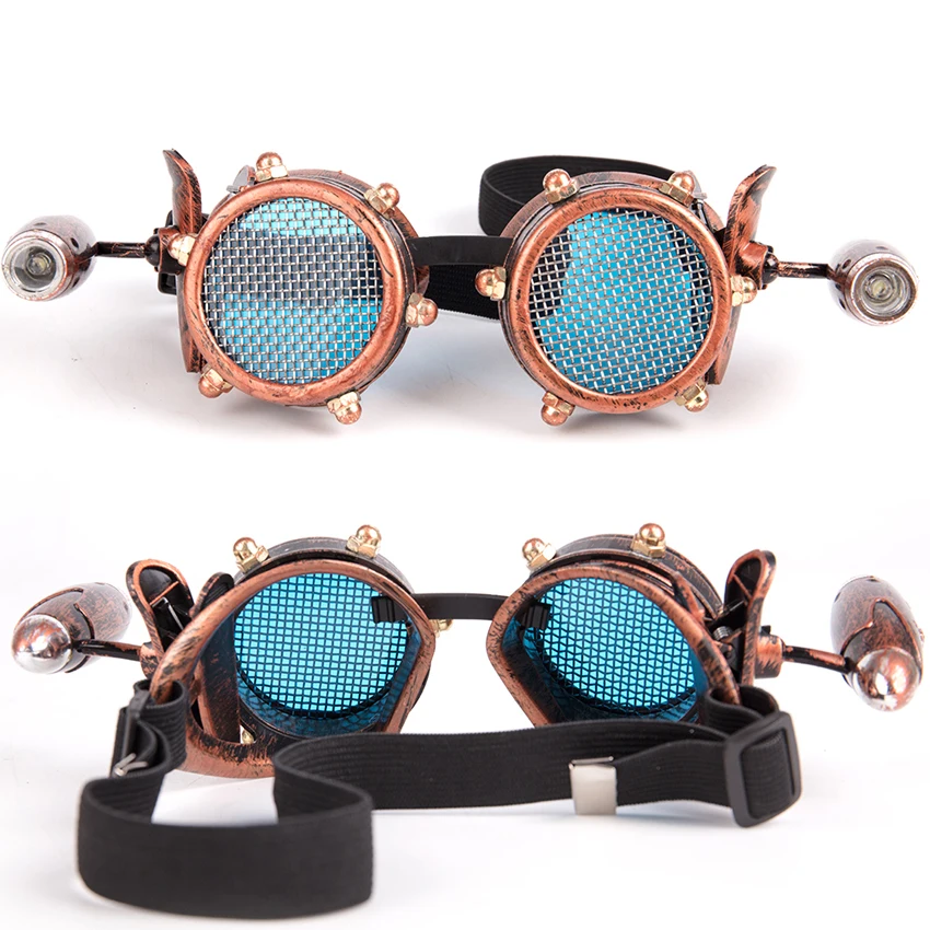 FLORATA Unisex Vintage Retro Victorian Gothic Cosplay Steampunk Goggles Glasses Welding Punk With Small Lamp 2 Colors
FLORATA Unisex Vintage Retro Victorian Gothic Cosplay Steampunk Goggles Glasses Welding Punk With Small Lamp 2 Colors