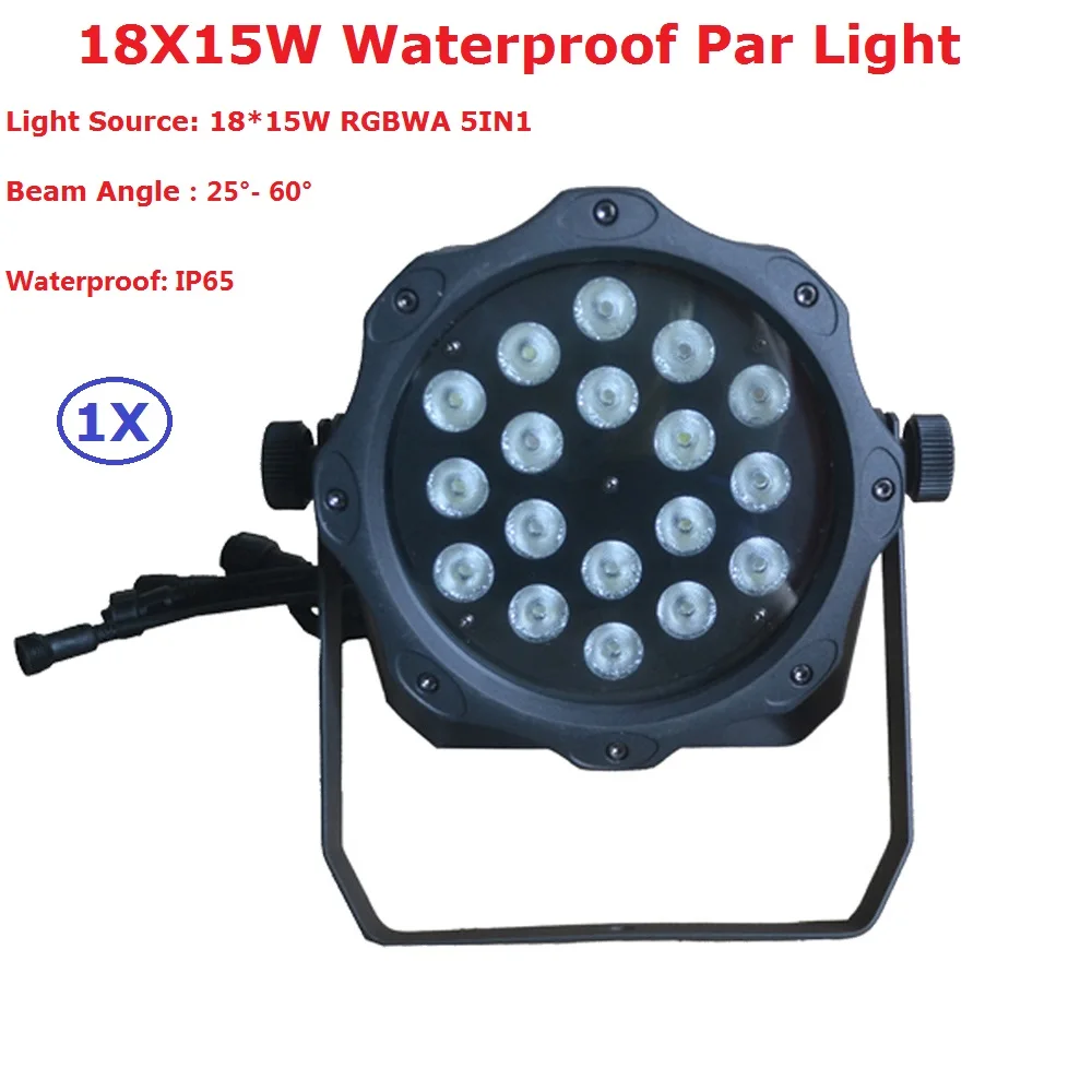 Waterproof Lighting 18X15W LED Par Light RGBWA 5IN1 Outdoor Par Cans With 8 Chs For Party Wedding Disco Christmas Decoration
Waterproof Lighting 18X15W LED Par Light RGBWA 5IN1 Outdoor Par Cans With 8 Chs For Party Wedding Disco Christmas Decoration