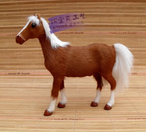 creative simulation horse toy polyethylene&furs brown horse model gift about 20x6x19cm 1984
creative simulation horse toy polyethylene&furs brown horse model gift about 20x6x19cm 1984