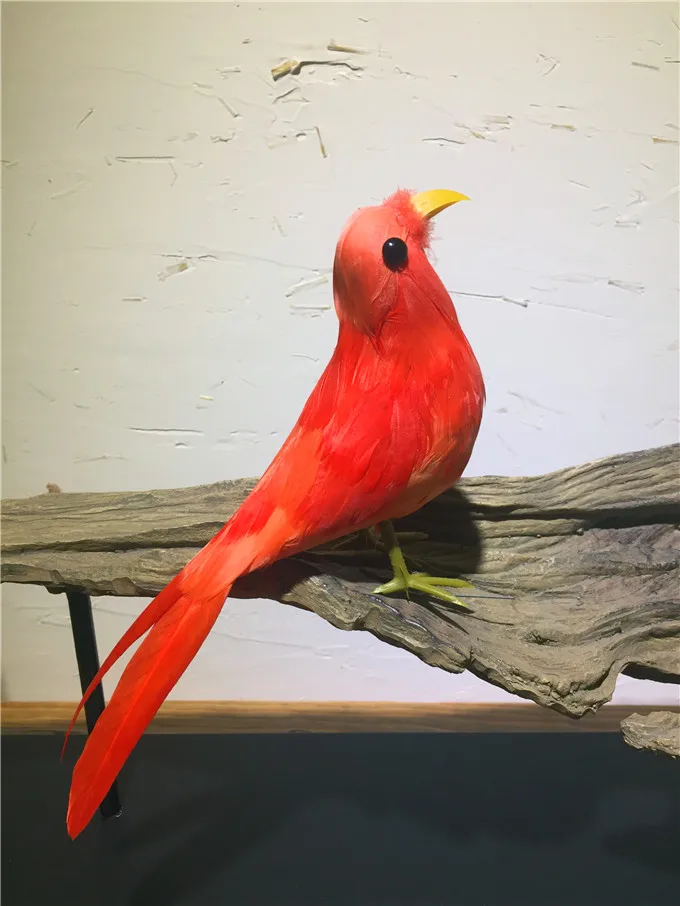 Милая модель птицы из пенопласта и перьев, красные куклы-птицы, подарок, около 22 см, 0679
Милая модель птицы из пенопласта и перьев, красные куклы-птицы, подарок, около 22 см, 0679