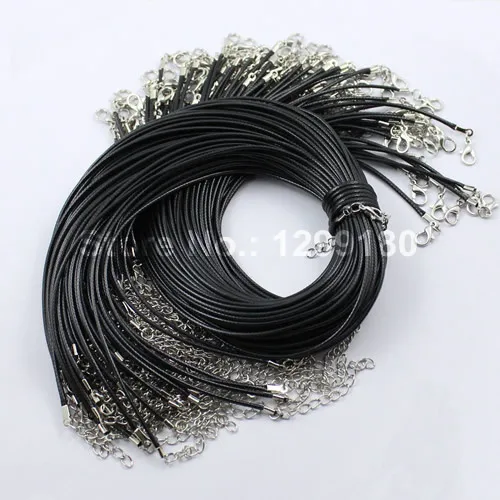50pcs/lot 17-19 Inch Adjustable Black Necklace Korea Wax rope Cord String 1.5mm For DIY Jewelry Making (K01715)
50pcs/lot 17-19 Inch Adjustable Black Necklace Korea Wax rope Cord String 1.5mm For DIY Jewelry Making (K01715)