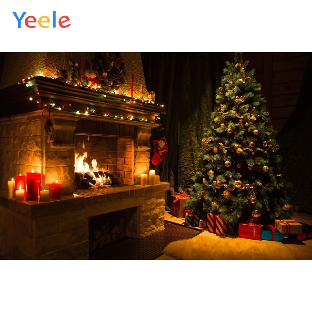 Yeele Christmas Backdrop Fireplace Vintage Tree Sock Star Candle Gift Light Wood House Photography Background For Photo Studio
Yeele Christmas Backdrop Fireplace Vintage Tree Sock Star Candle Gift Light Wood House Photography Background For Photo Studio