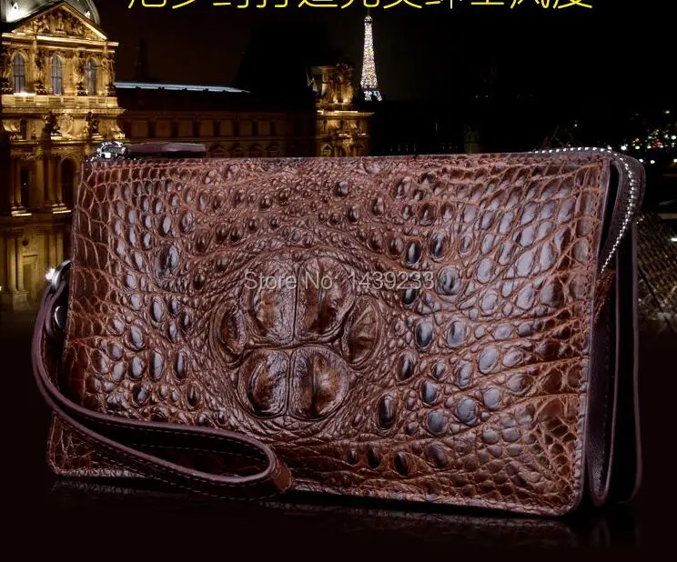 Men Luxury Quality 100% Genuine/Real Crocodile Skin Leather Men Wallets+ Men CLutch Alligator skin head back tail skin wallet
Men Luxury Quality 100% Genuine/Real Crocodile Skin Leather Men Wallets+ Men CLutch Alligator skin head back tail skin wallet