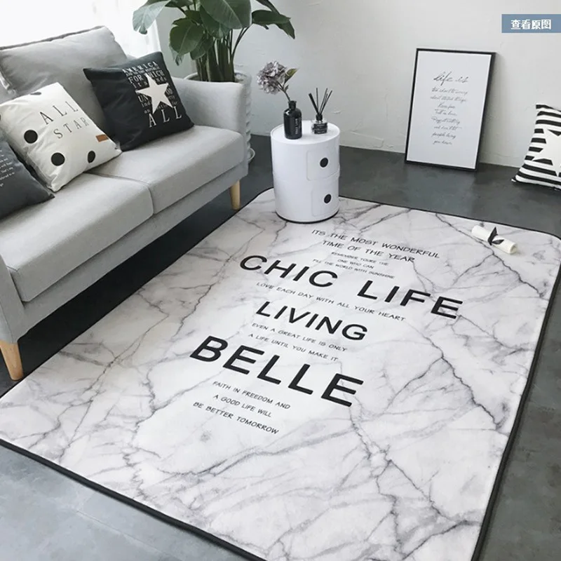 Nordic Style Geometric Marble Pattern Carpet Living Room Rug Sofa Coffee Table Mat Bedroom Bedside Rectangular Antiskid Blanket
Nordic Style Geometric Marble Pattern Carpet Living Room Rug Sofa Coffee Table Mat Bedroom Bedside Rectangular Antiskid Blanket