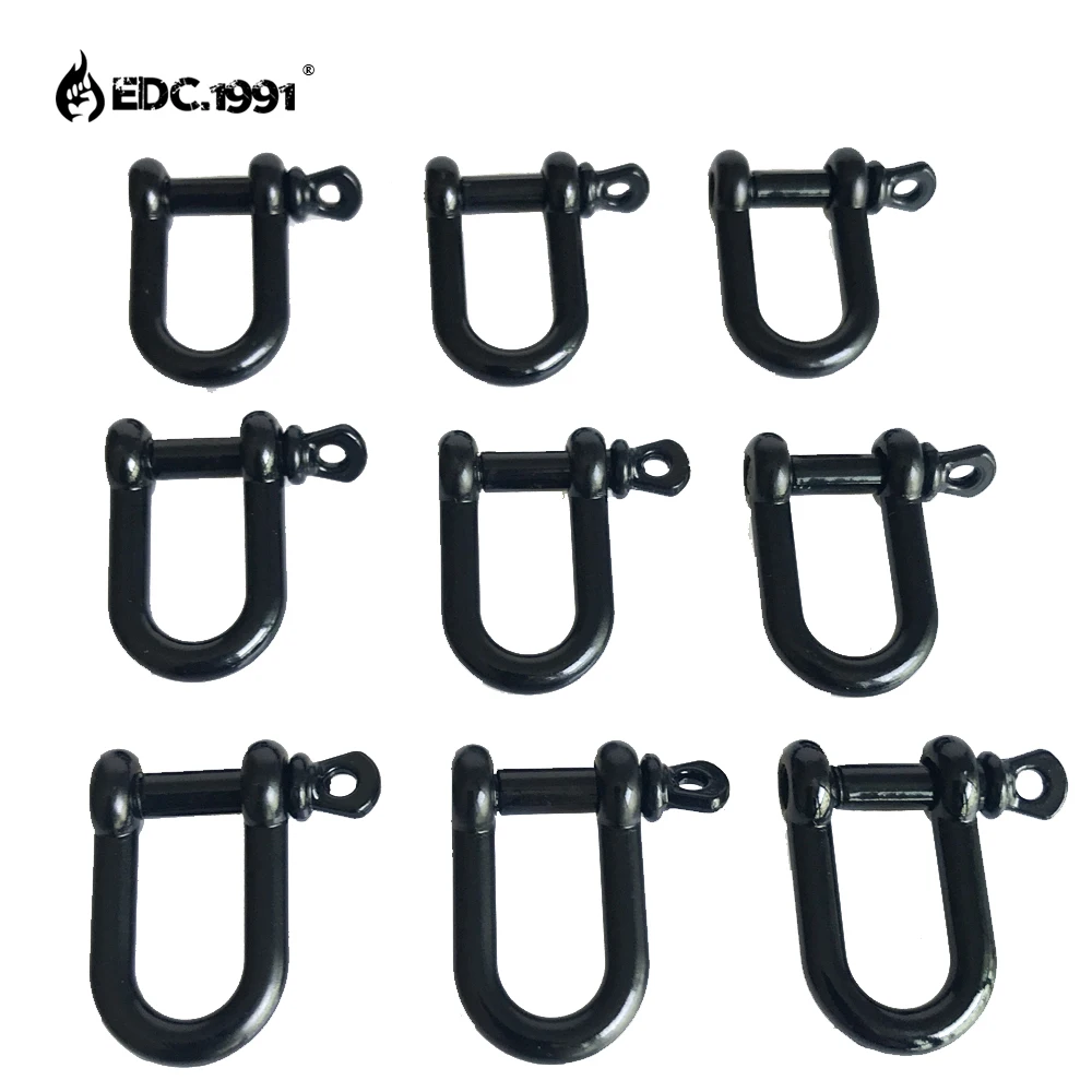 Stainless Steel U Shape Shackle Adjustable Anchor Outdoor Rope Paracord Bracelet Buckle Outdoor Tool black
Stainless Steel U Shape Shackle Adjustable Anchor Outdoor Rope Paracord Bracelet Buckle Outdoor Tool black