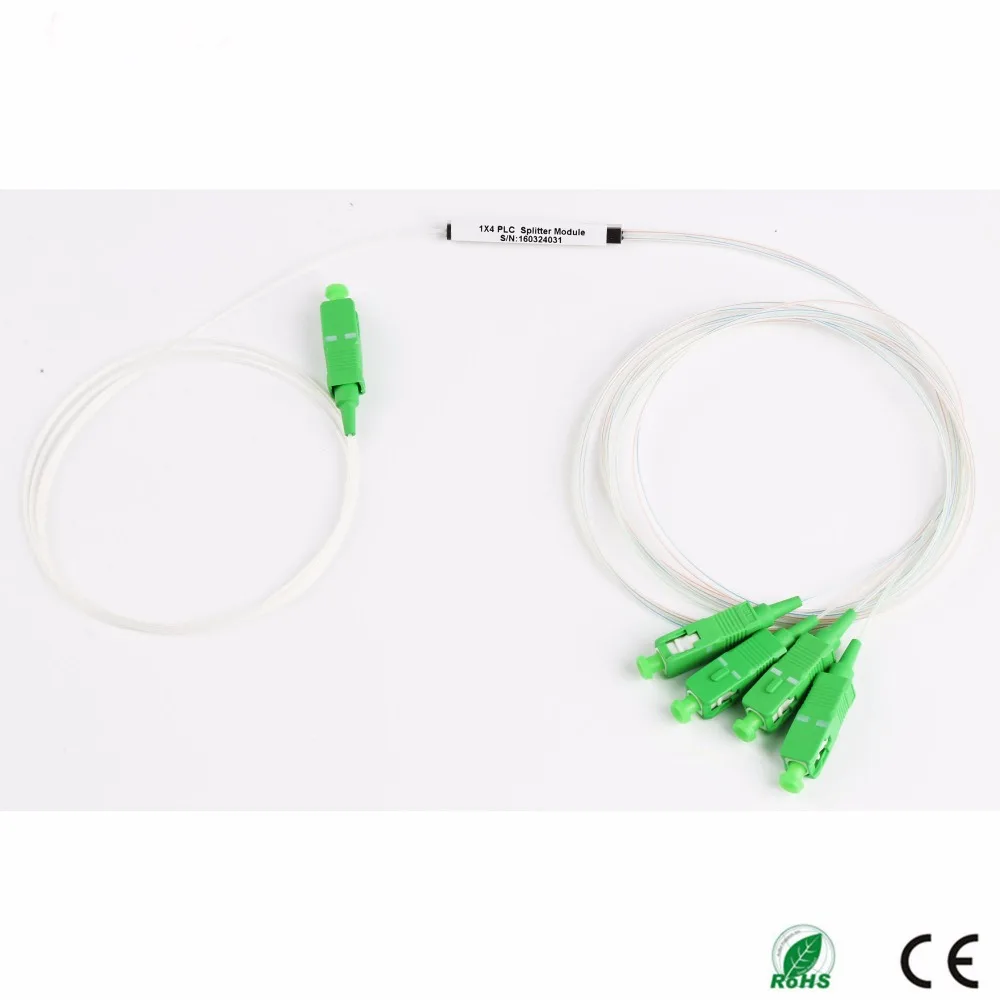 10 pcs FTTH 1*4 Fiber Optic PLC Splitter, mini Steel Tube type, with SC/APC connectors, 0.9mm, 1M Length
10 pcs FTTH 1*4 Fiber Optic PLC Splitter, mini Steel Tube type, with SC/APC connectors, 0.9mm, 1M Length