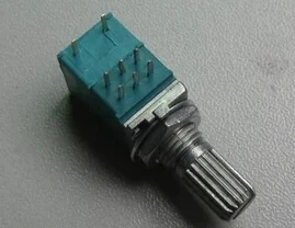 50pcs x 8pin RV097NS B10K B50K dual potentiometer with switch audio / power amplifier / 097 sealing potentiometer
50pcs x 8pin RV097NS B10K B50K dual potentiometer with switch audio / power amplifier / 097 sealing potentiometer