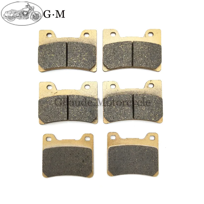 Motorcycle Front / Rear Brake Pads For YAMAHA FZR600 A/R 1990-1999 TDM850 1996-2001 FJ1200A 1991-1995 V-Max 1200 1993-2007
Motorcycle Front / Rear Brake Pads For YAMAHA FZR600 A/R 1990-1999 TDM850 1996-2001 FJ1200A 1991-1995 V-Max 1200 1993-2007