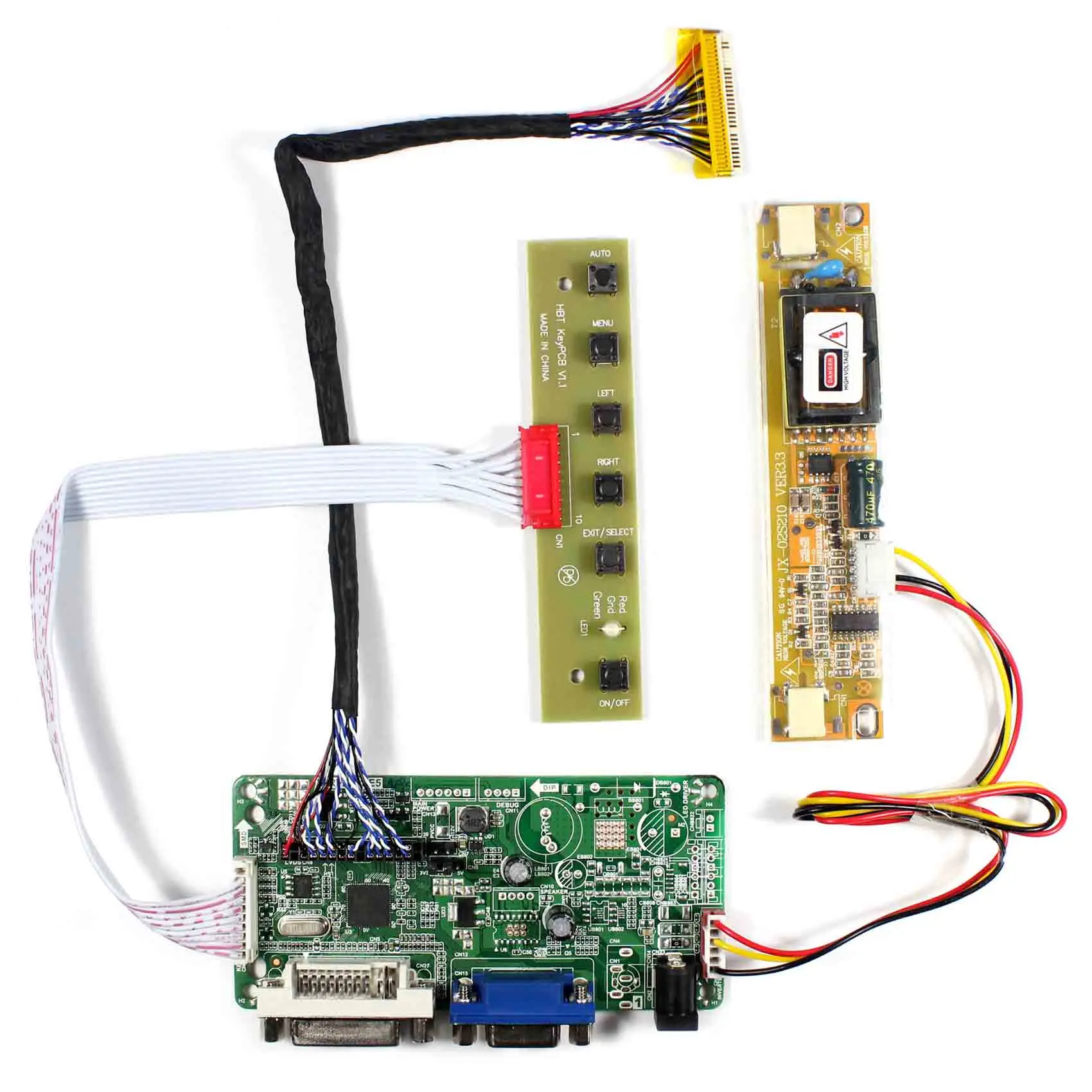 DVI VGA LCD плата контроллера для 17,1 дюймов 1440x900 B170PW04 B170PW07 2CCFL LCD
DVI VGA LCD плата контроллера для 17,1 дюймов 1440x900 B170PW04 B170PW07 2CCFL LCD