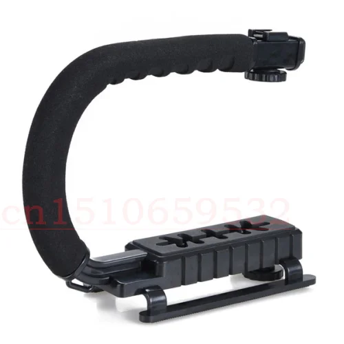 With Tracking number U Shape Flash Camera Bracket Stand Grip Holder Black For DV Camcorder
With Tracking number U Shape Flash Camera Bracket Stand Grip Holder Black For DV Camcorder